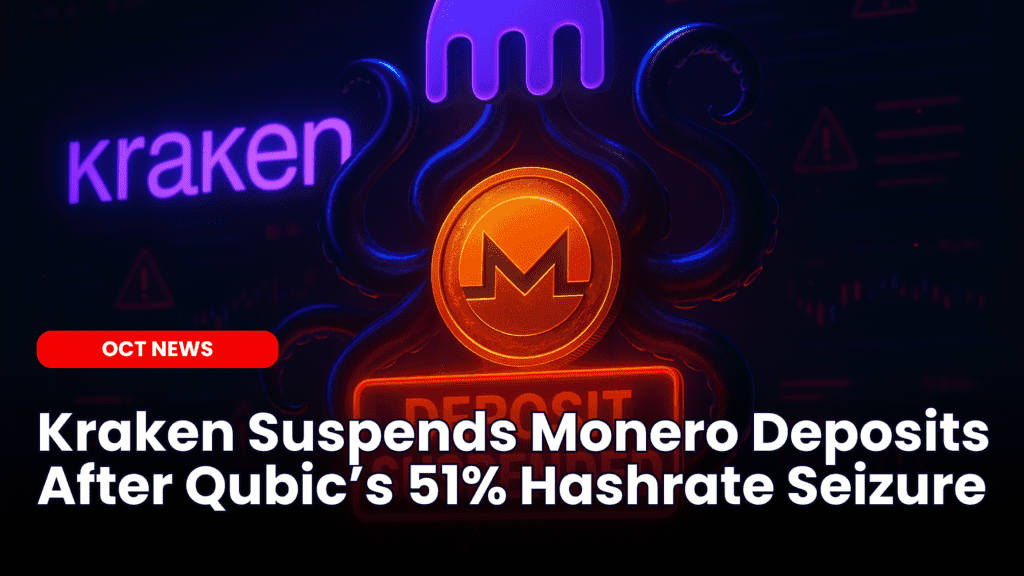 Kraken Suspends Monero Deposits After Qubic’s 51% Hashrate Seizure image