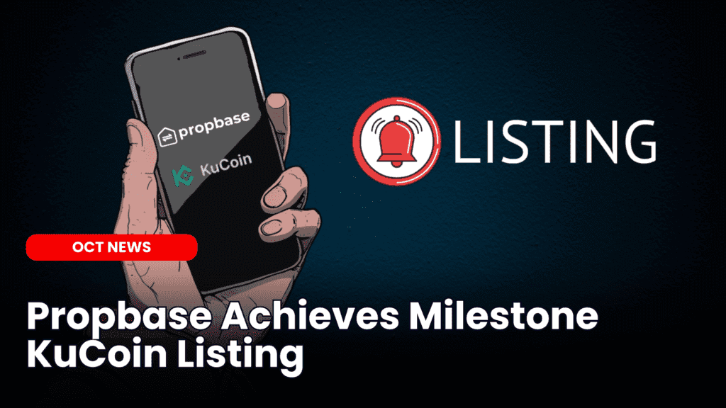 Propbase Achieves Milestone KuCoin Listing as Real Estate Tokenization Platform Accelerates Growth image