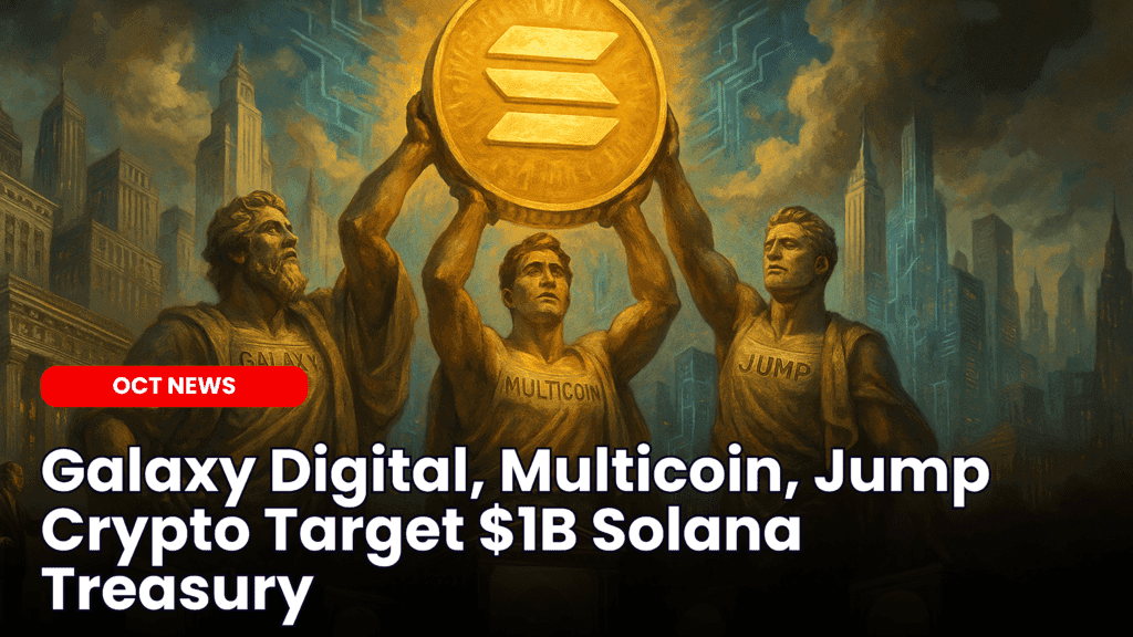Galaxy Digital, Multicoin, Jump Crypto Target $1B Solana Treasury image