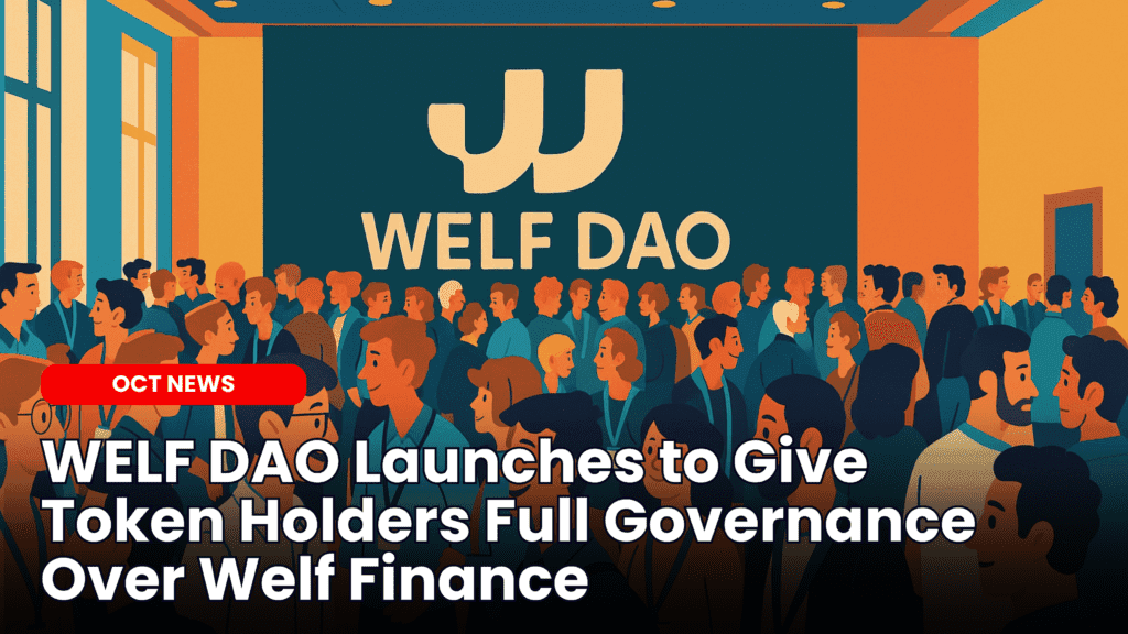 WELF DAO Launches to Give Token Holders Full Governance Over Welf Finance image