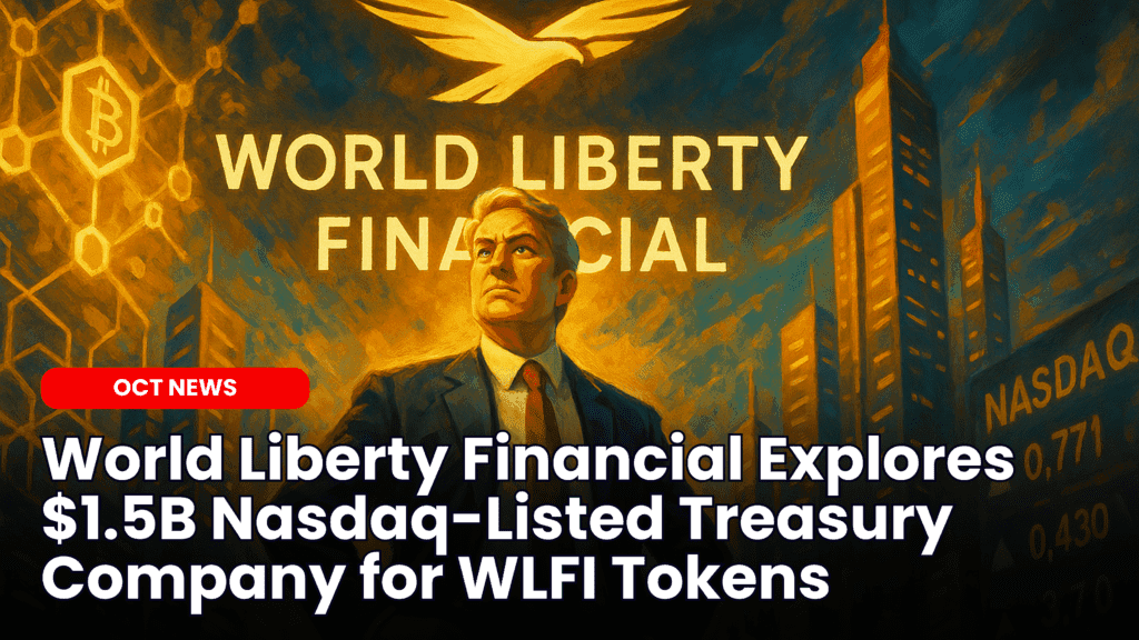 World Liberty Financial Explores $1.5B Nasdaq-Listed Treasury Company for WLFI Tokens image