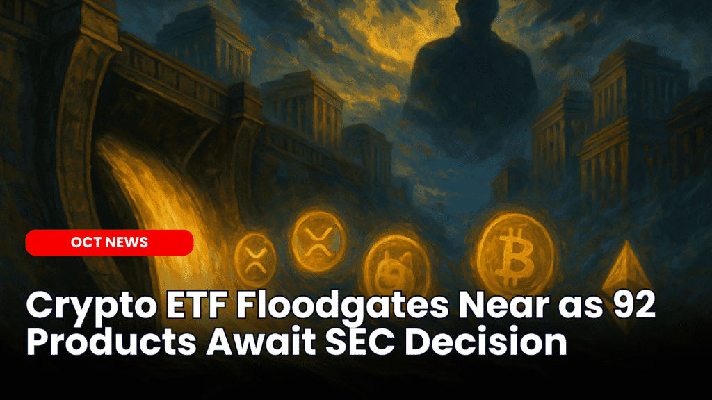 Crypto ETF Floodgates Near as 92 Products Await SEC Decision image