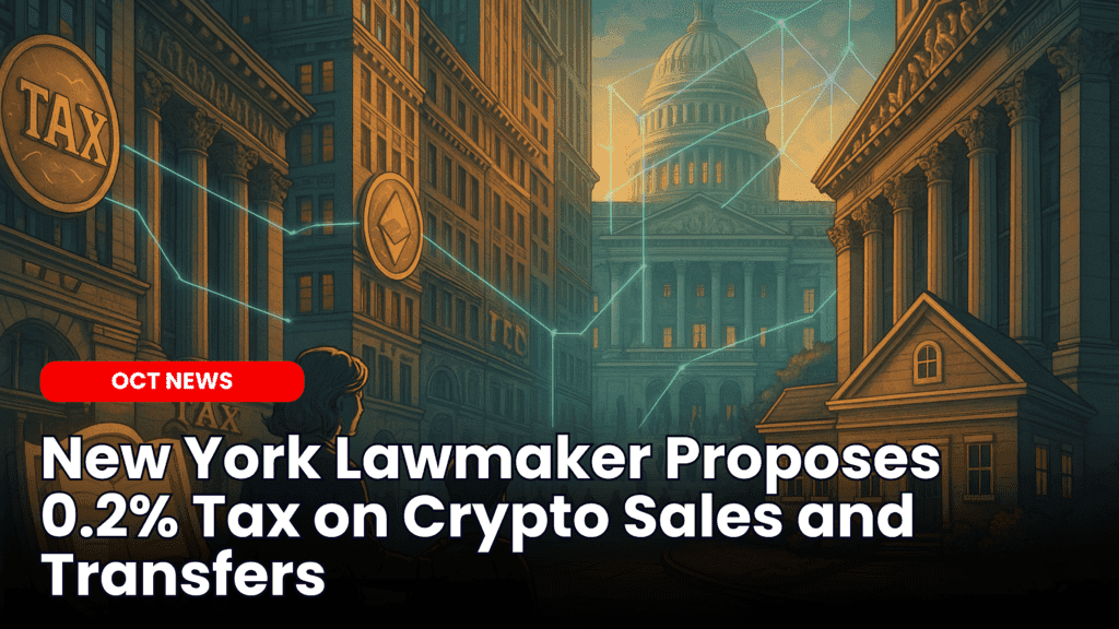 New York Lawmaker Proposes 0.2% Tax on Crypto Sales and Transfers image