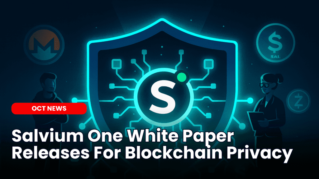 Salvium One White Paper Releases For Privacy in Blockchain image