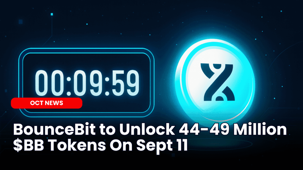 BounceBit to Unlock 44-49 Million $BB Tokens On Sept 11 image
