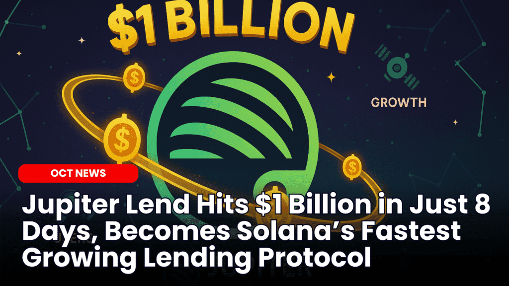 Jupiter Lend Hits $1 Billion in Just 8 Days After Launch image