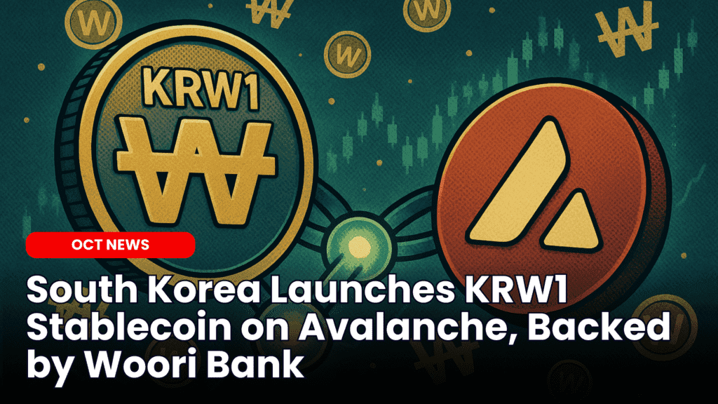 South Korea Launches KRW1 Stablecoin on Avalanche image