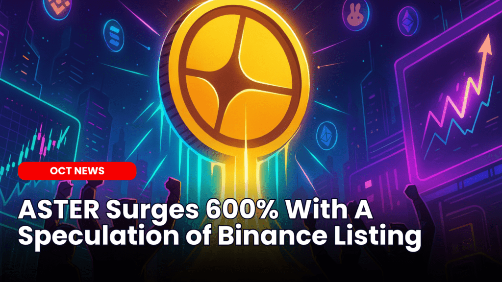 ASTER Surges 600% With A Speculation of Binance Listing image