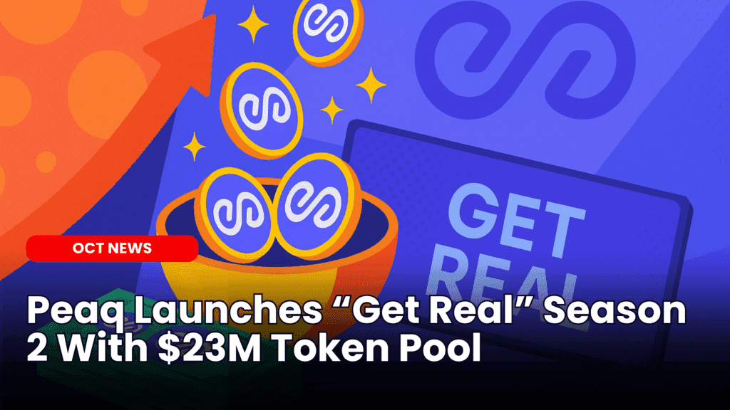 Peaq Launches “Get Real” Season 2 With $23M Token Pool image