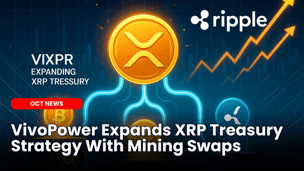 XRP Treasury Strategy: VivoPower Expands With Mining Swaps image