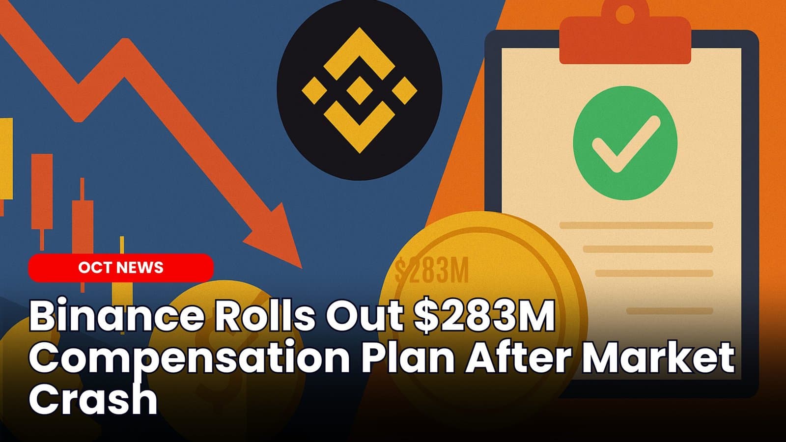 Binance Rolls Out $283M Compensation Plan After Market Crash image