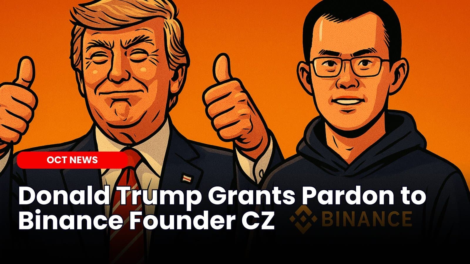 Donald Trump Grants Pardon to Binance Founder CZ image