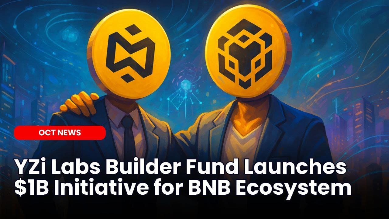 YZi Labs Builder Fund Launches $1B Initiative for BNB Ecosystem image