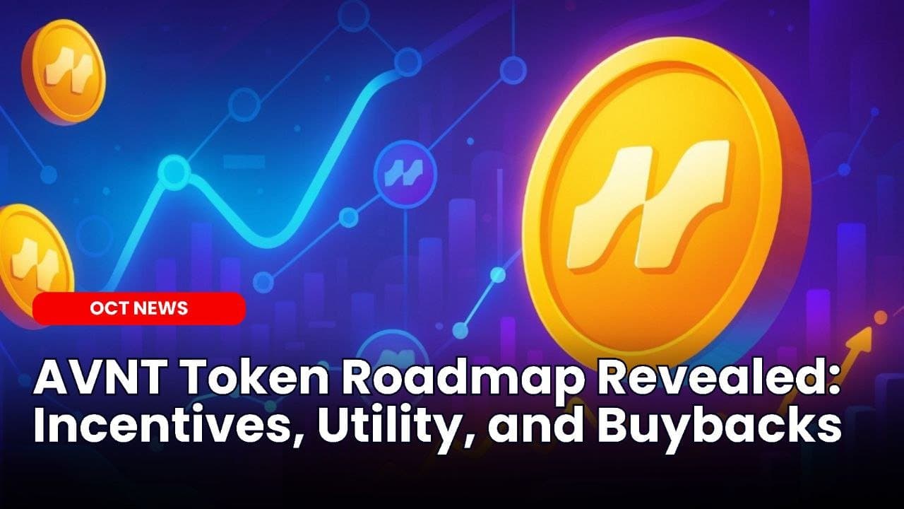 AVNT Token Roadmap Revealed: Incentives, Utility, and Buybacks image