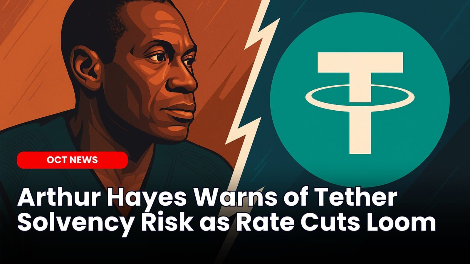 Arthur Hayes Warns of Tether Solvency Risk as Rate Cuts Loom image
