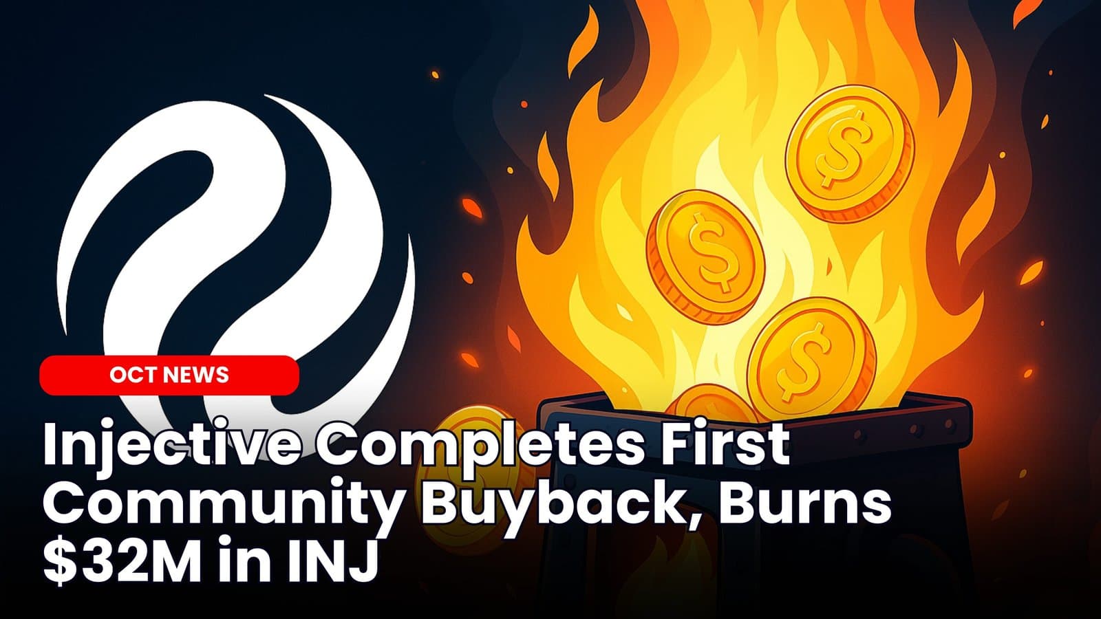 Injective Completes First Community Buyback, Burns $32M in INJ image