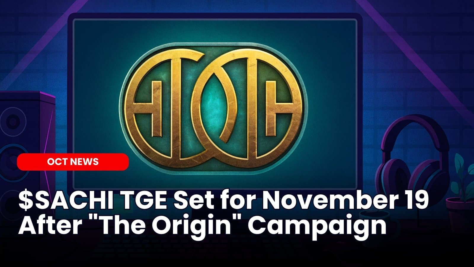 $SACHI TGE Set for November 19 After &#8220;The Origin&#8221; Campaign image