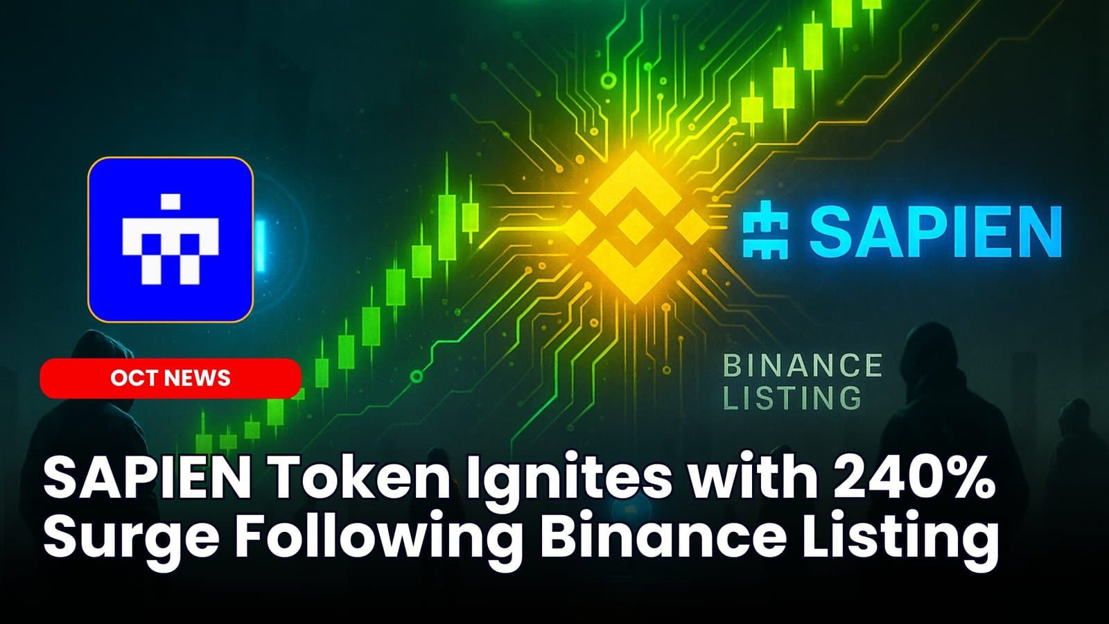 SAPIEN Token Ignites with 240% Surge Following Binance Listing image