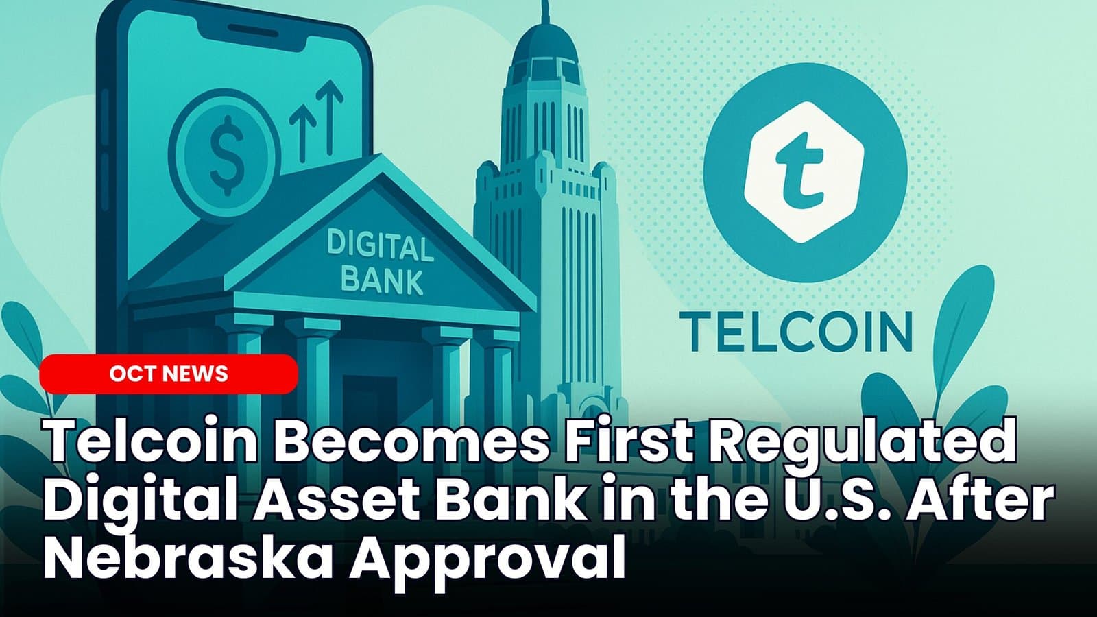 Telcoin Becomes First Regulated Digital Asset Bank in the U.S. After Nebraska Approval image