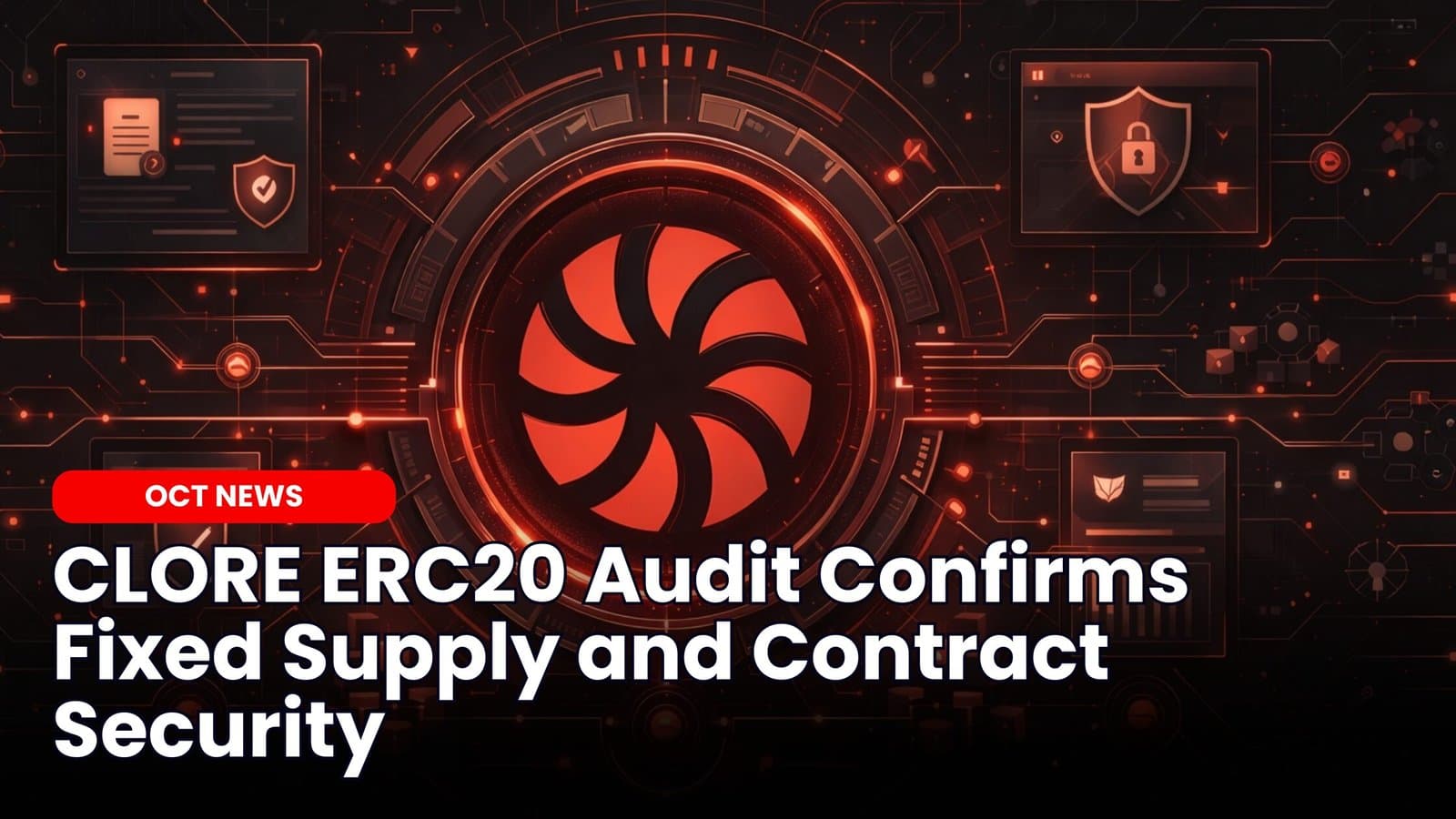 CLORE ERC20 Audit Confirms Fixed Supply and Contract Security image