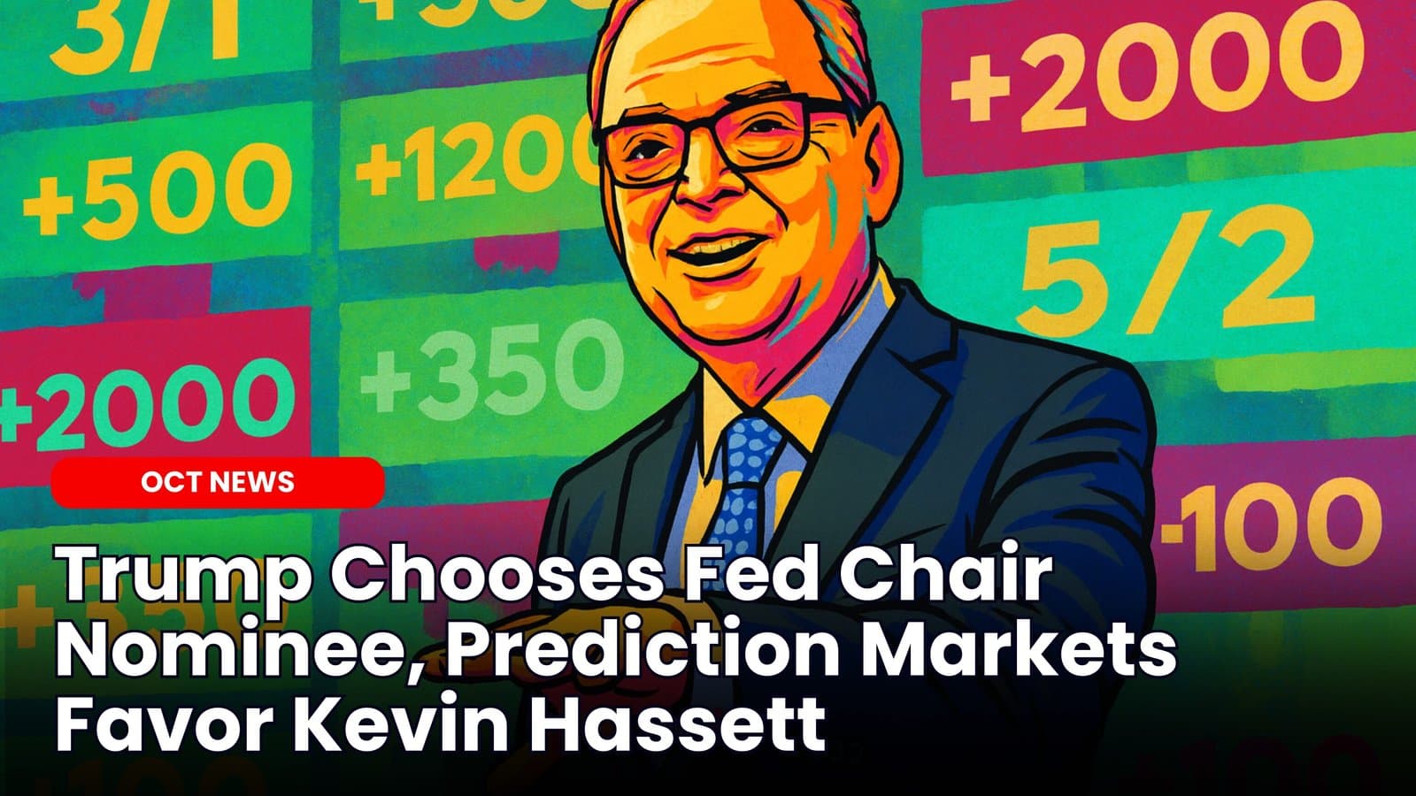 Kevin Hassett Leads Predicition Markets As New Fed Chair Candidate image