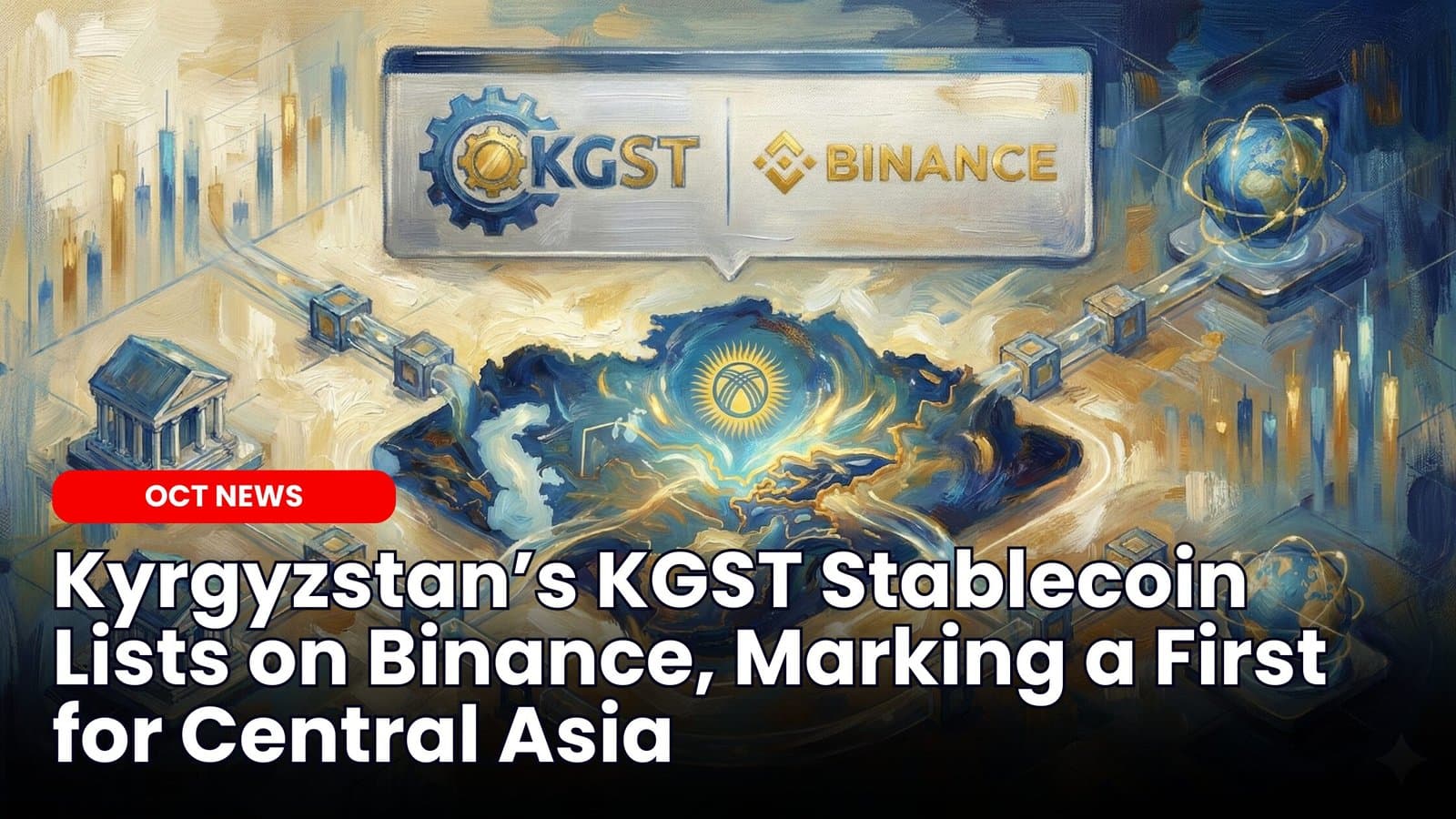 Kyrgyzstan’s KGST Stablecoin Lists on Binance, Marking a First for Central Asia image