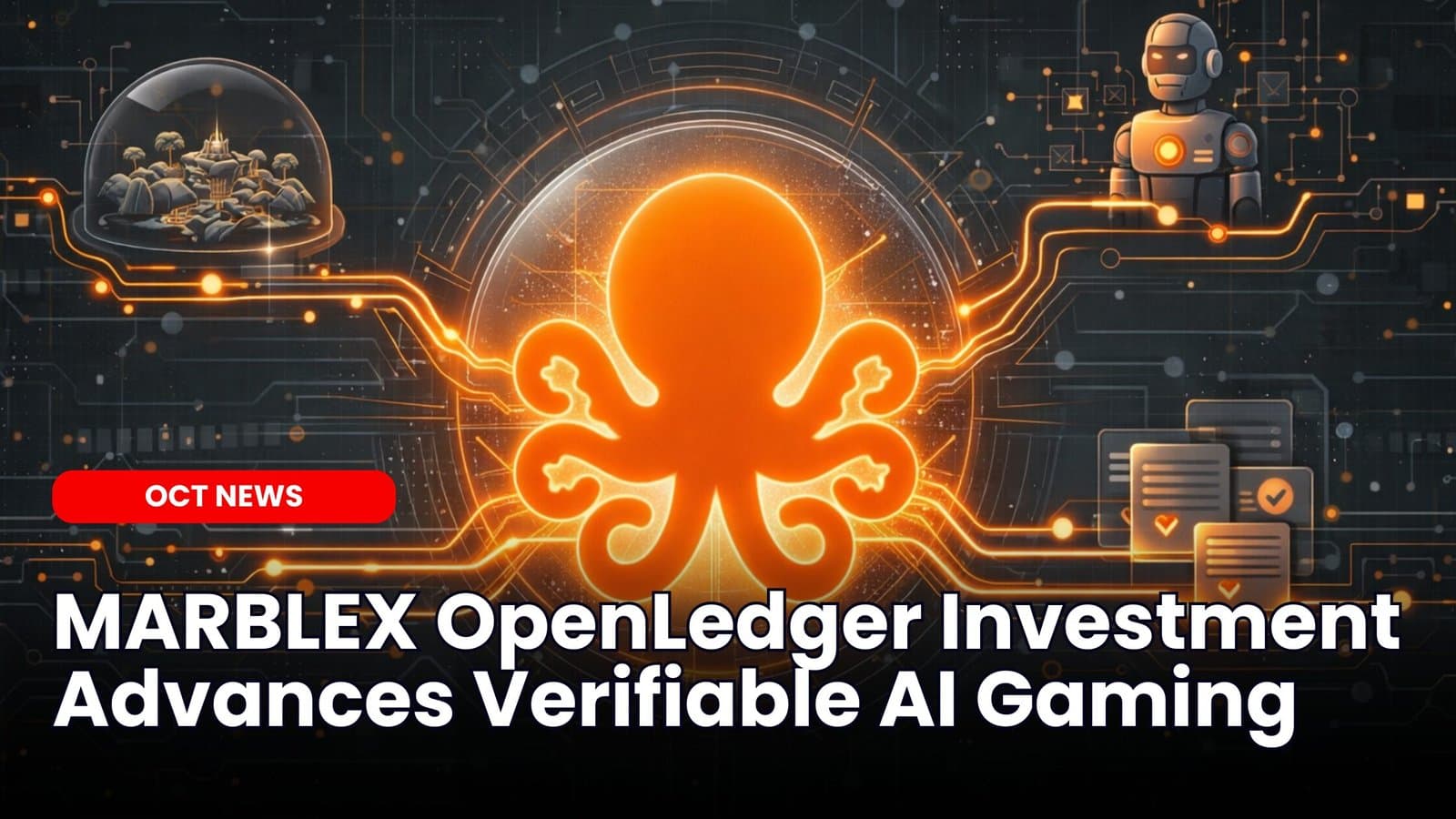 MARBLEX OpenLedger Investment Advances Verifiable AI Gaming image