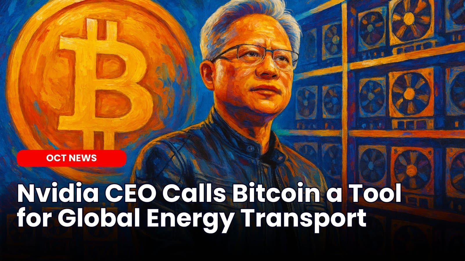 Nvidia CEO Calls Bitcoin a Tool for Global Energy Transport image