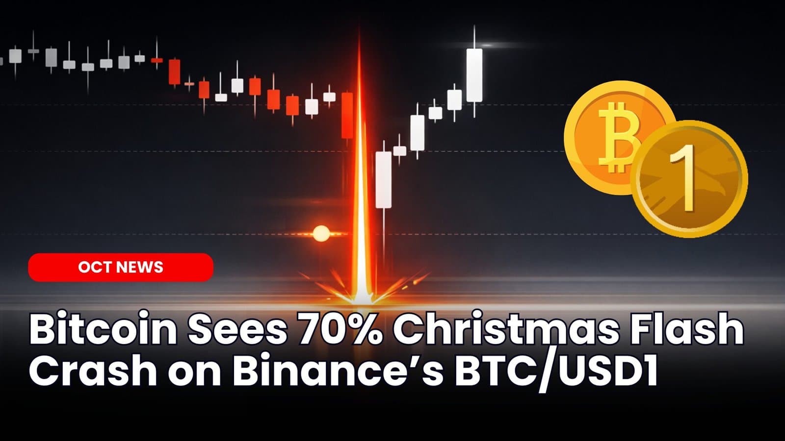 Bitcoin Sees 70% Christmas Flash Crash on Binance’s BTC/USD1 image