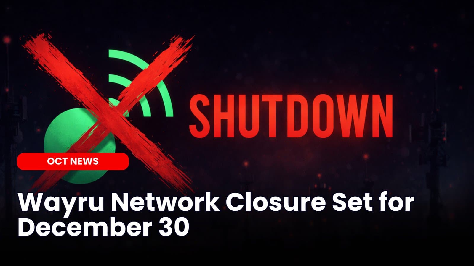Wayru Network Closure Set for December 30 image