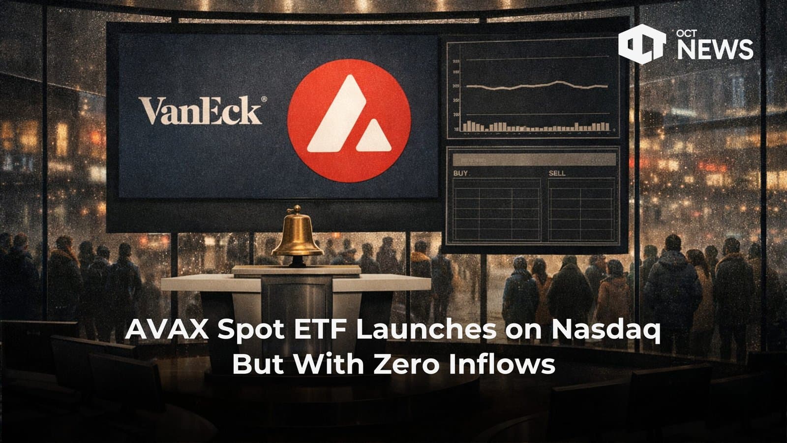 AVAX Spot ETF Launches on Nasdaq But With Zero Inflows image