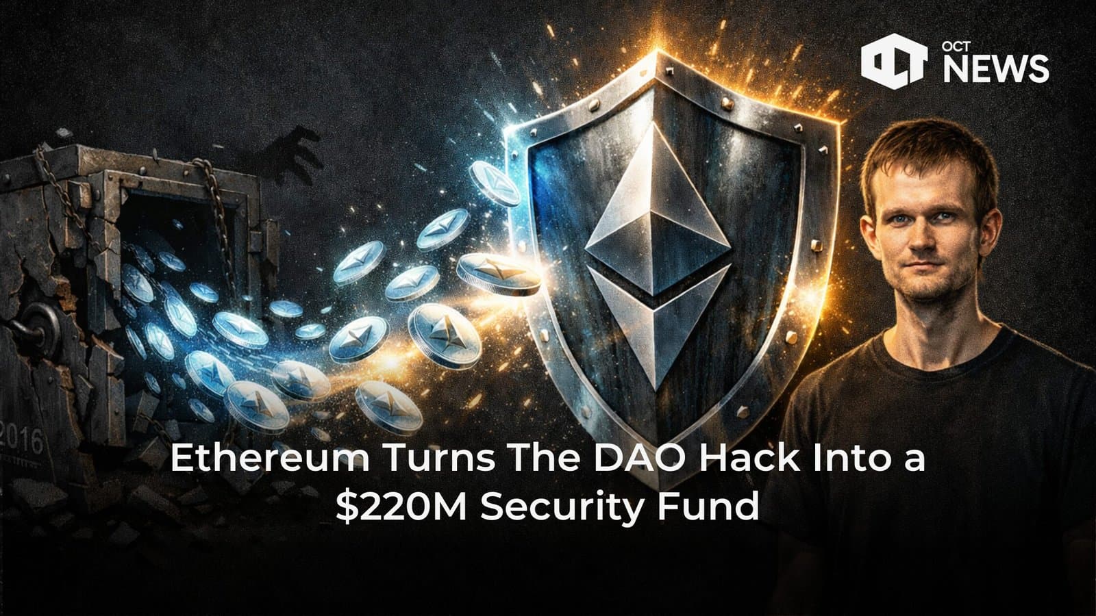 Ethereum Turns The DAO Hack Into a $220M Security Fund image