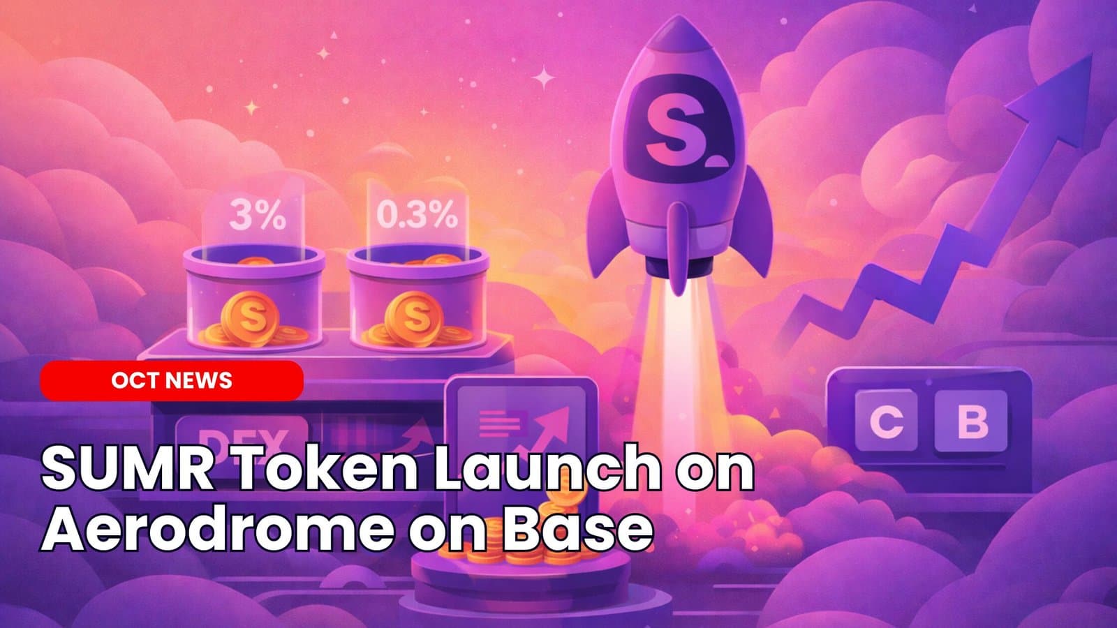 SUMR Token Launch on Aerodrome on Base image
