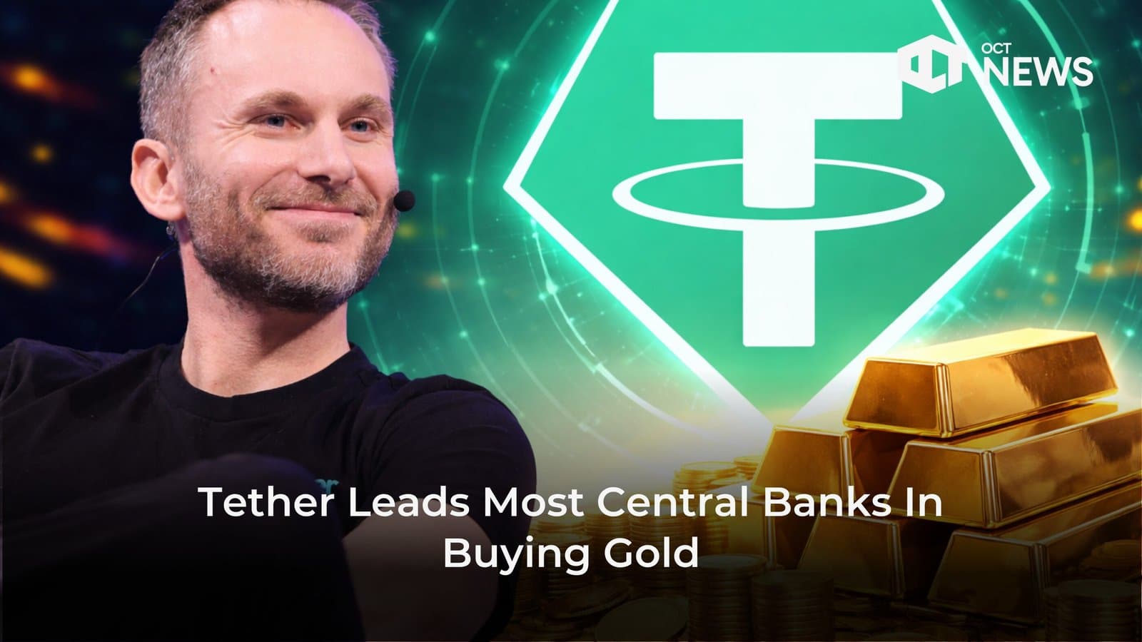 Tether Leads Most Central Banks In Buying Gold image