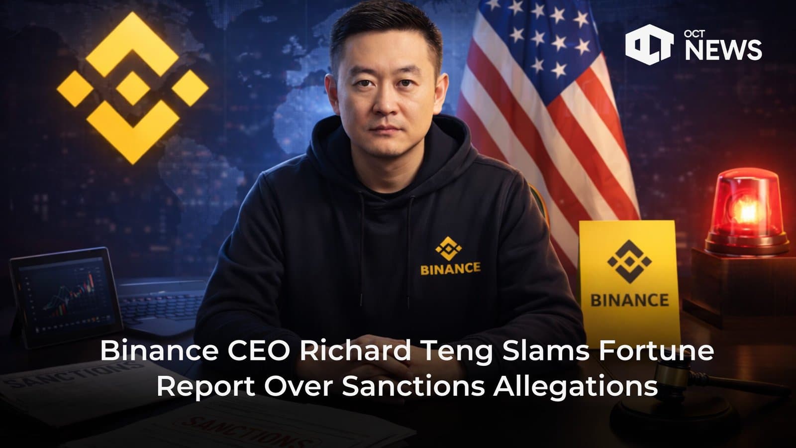 Binance CEO Richard Teng Slams Fortune Report Over Sanctions Allegations image