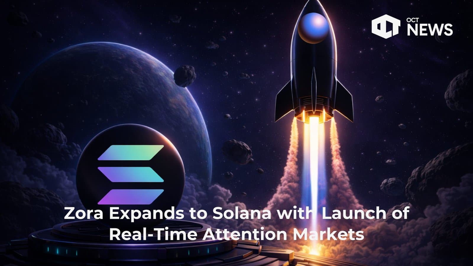 Zora Expands to Solana with Launch of Real-Time Attention Markets image