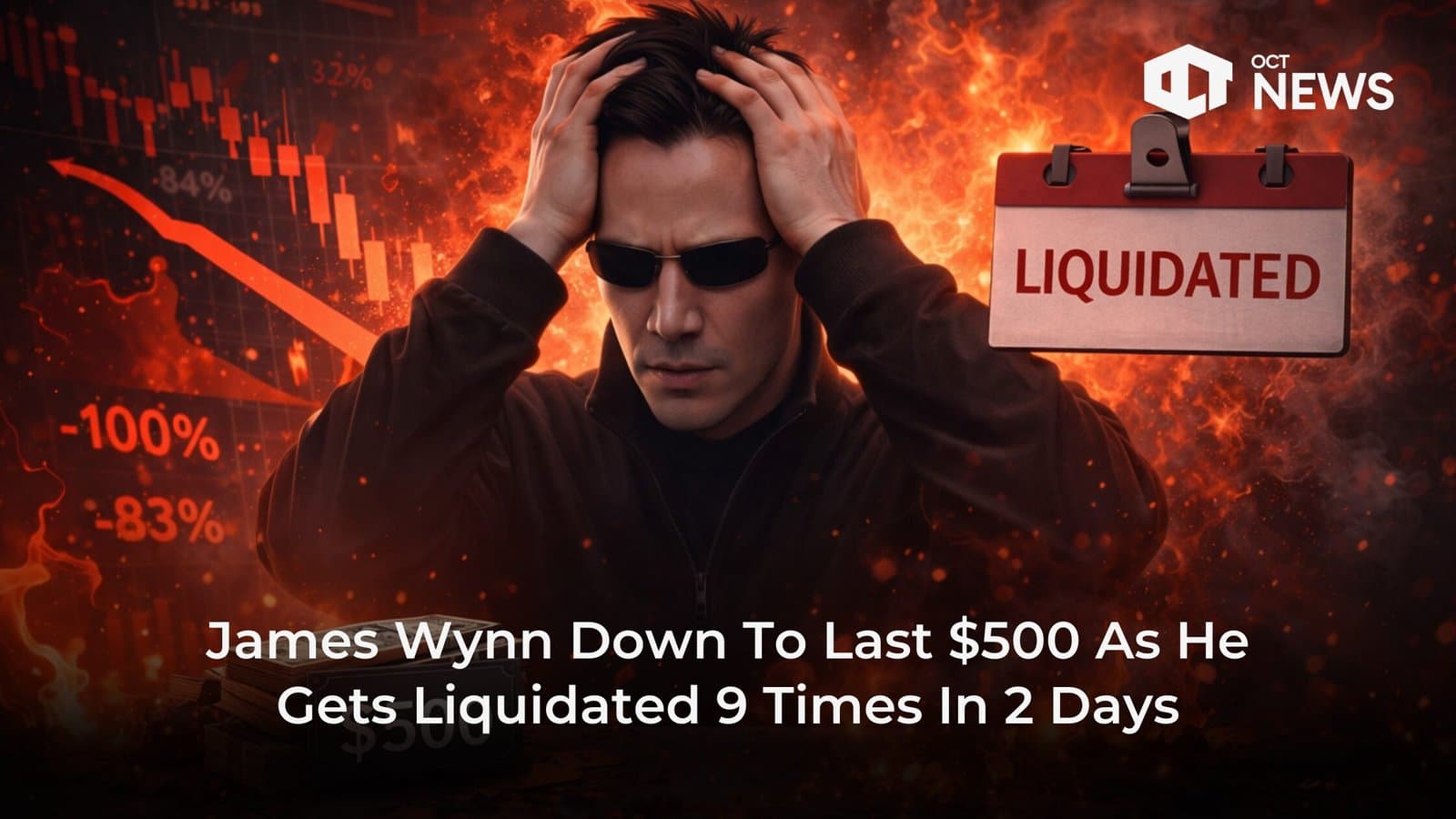 James Wynn Down To Last $500 As He Gets Liquidated 9 Times In 2 Days image