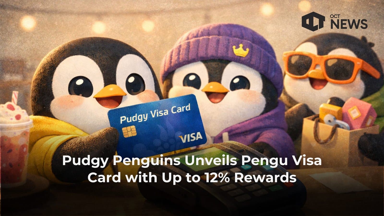 Pudgy Penguins Unveils Pengu Visa Card with Up to 12% Rewards image