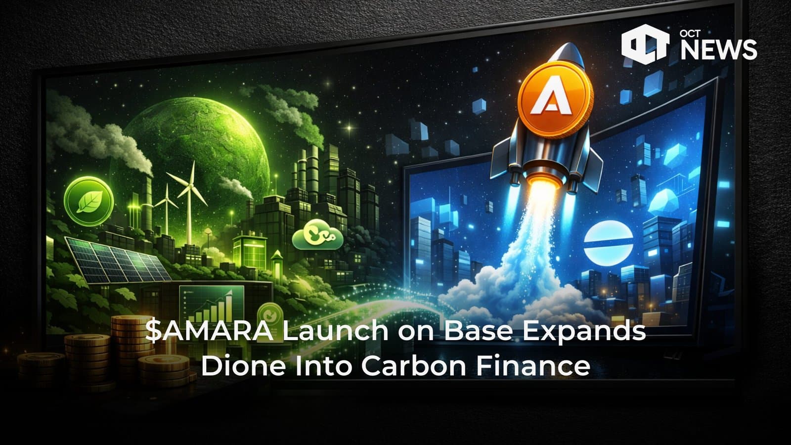 $AMARA Launch on Base Expands Dione Into Carbon Finance image