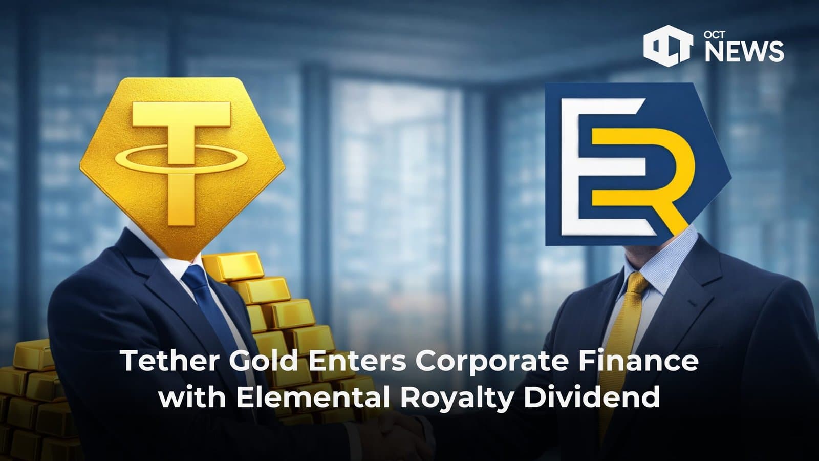 Tether Gold Enters Corporate Finance with Elemental Royalty Dividend image