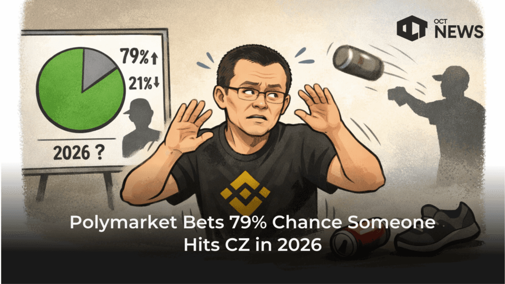 Polymarket Bets 79% Chance Someone Hits CZ in 2026 image
