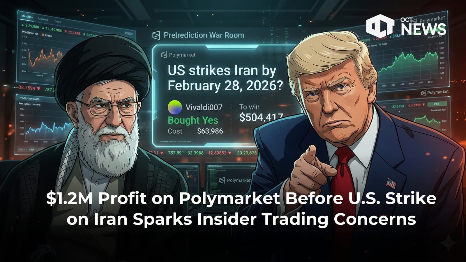 $1.2M Profit on Polymarket Before U.S. Strike on Iran Sparks Insider Trading Concerns image