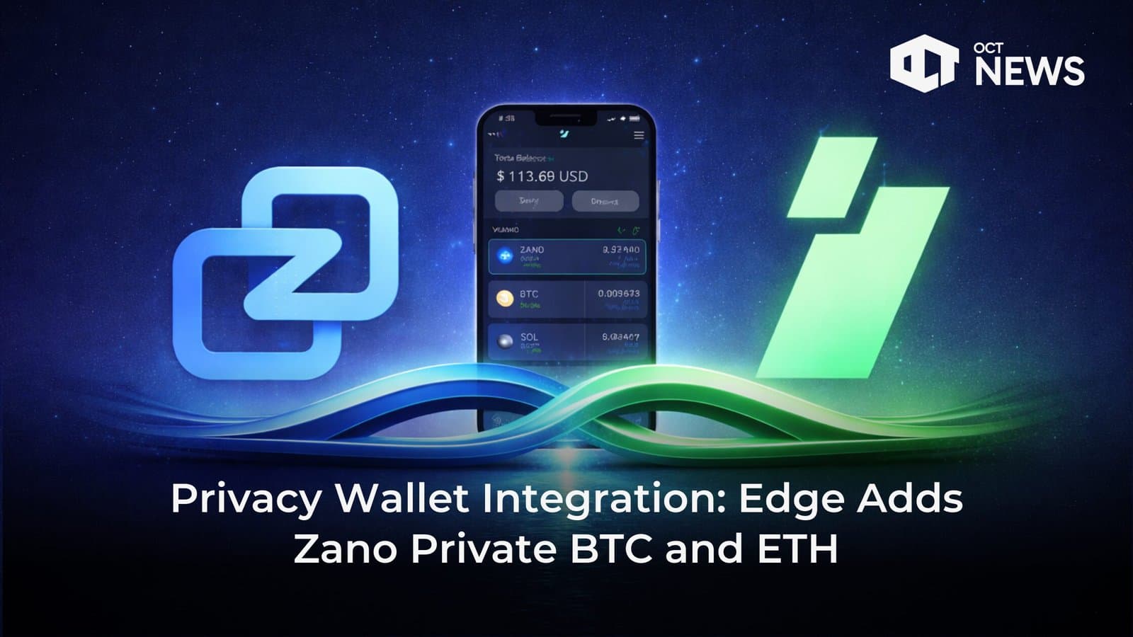 Privacy Wallet Integration: Edge Adds Zano Private BTC and ETH image