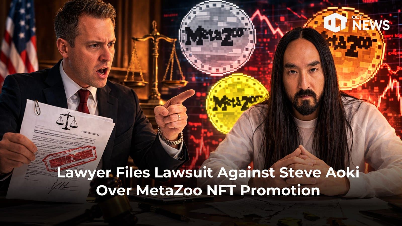 Lawyer Sues Steve Aoki Over MetaZoo NFT Promotion image