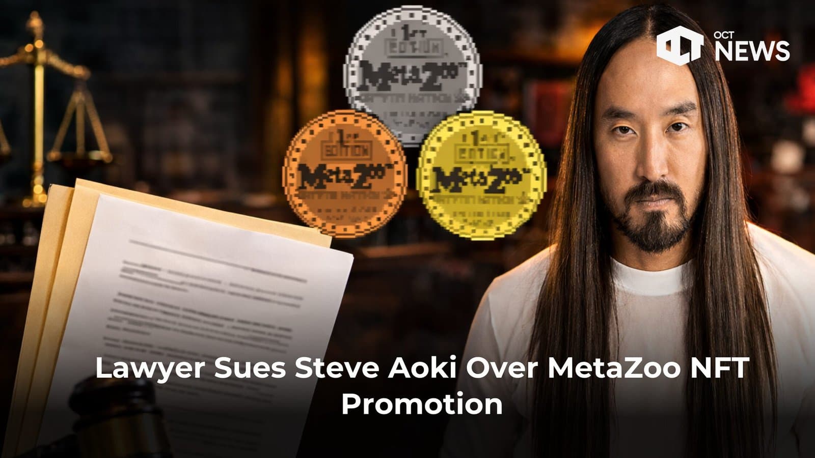 Lawyer Sues Steve Aoki Over MetaZoo NFT Promotion image