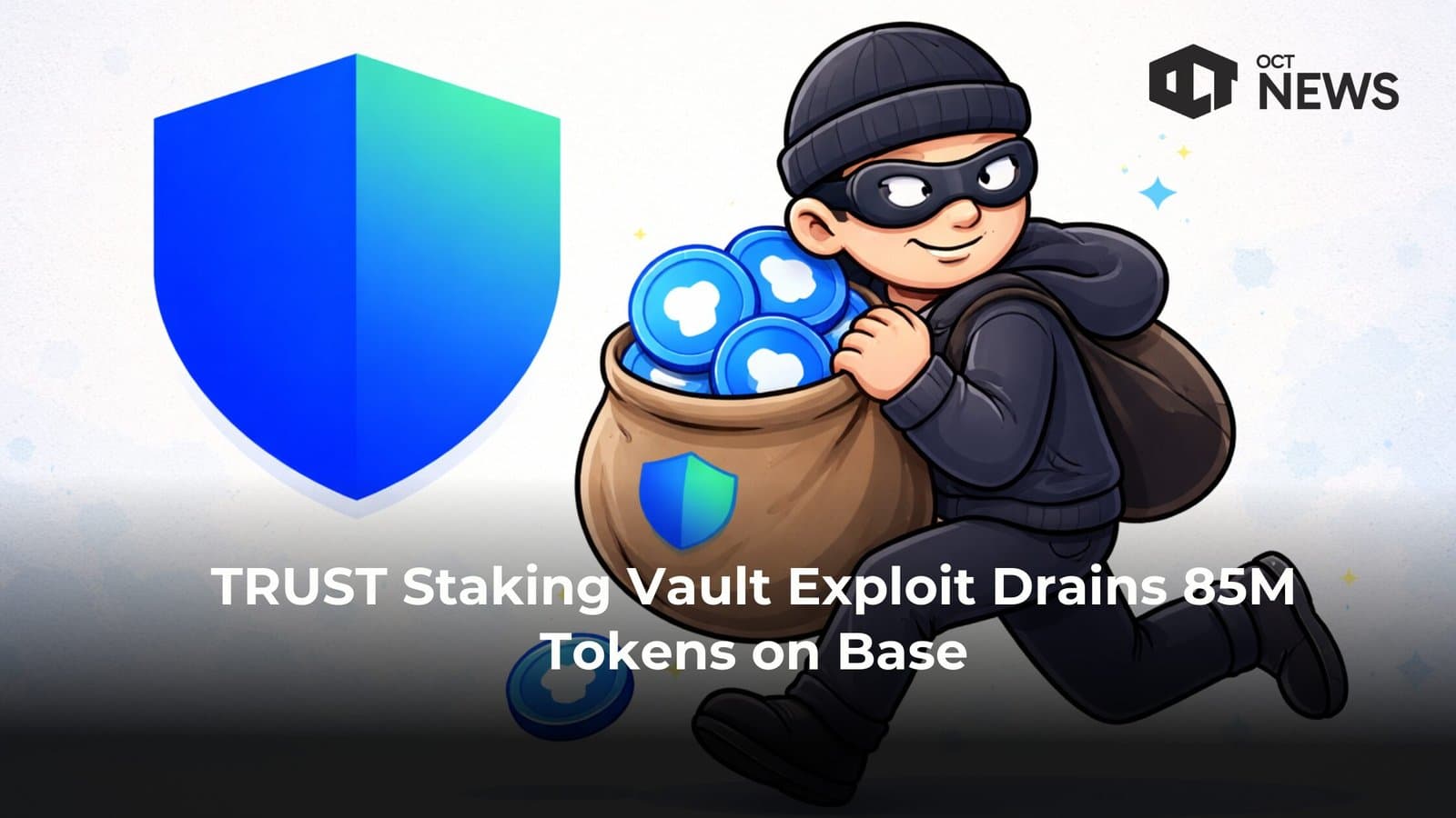 TRUST Staking Vault Exploit Drains 85M Tokens on Base image