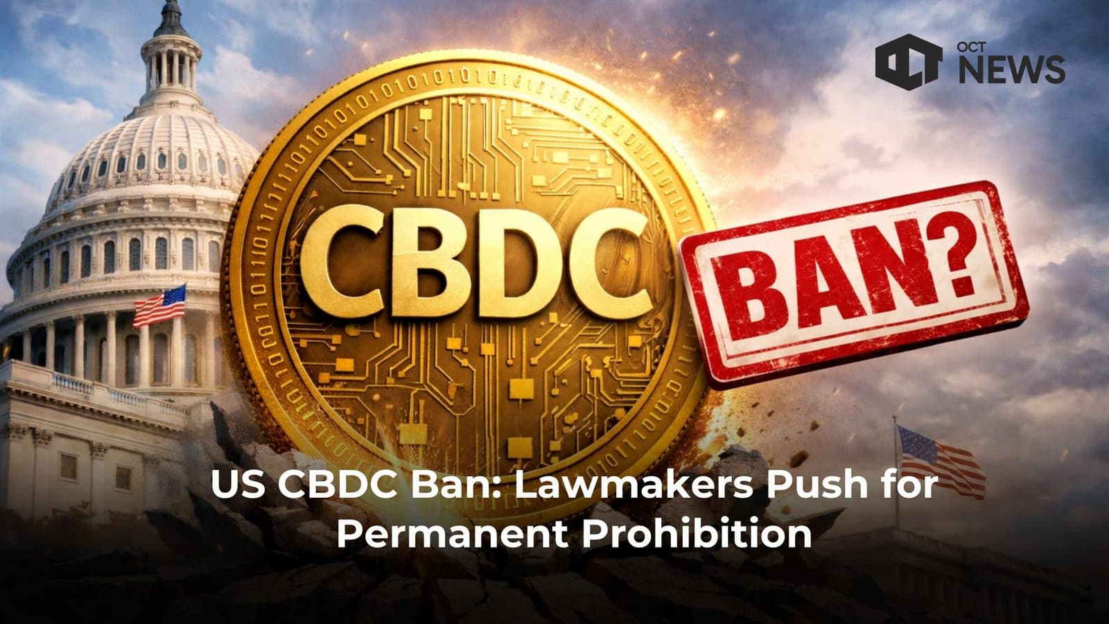 US CBDC Ban: Lawmakers Push for Permanent Prohibition image