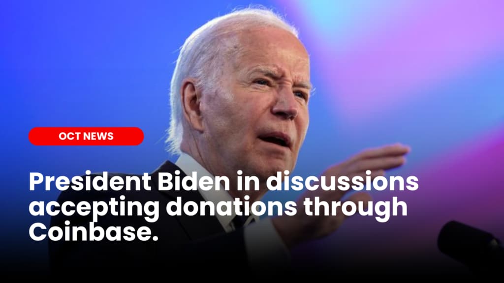 President Biden to accept crypto payments ?