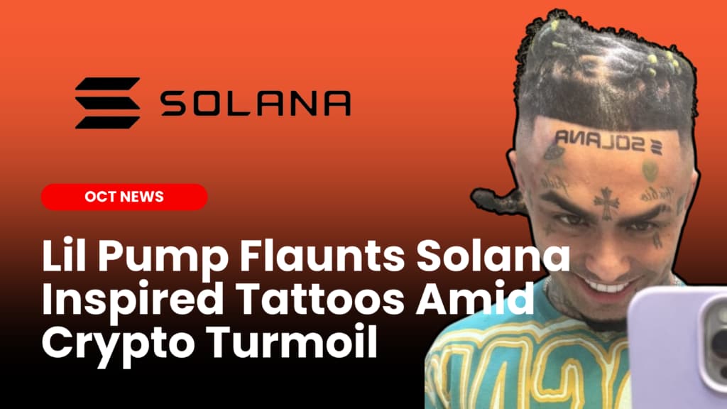 Lil Pump Flaunts Solana-Inspired Tattoos Amid Crypto Turmoil