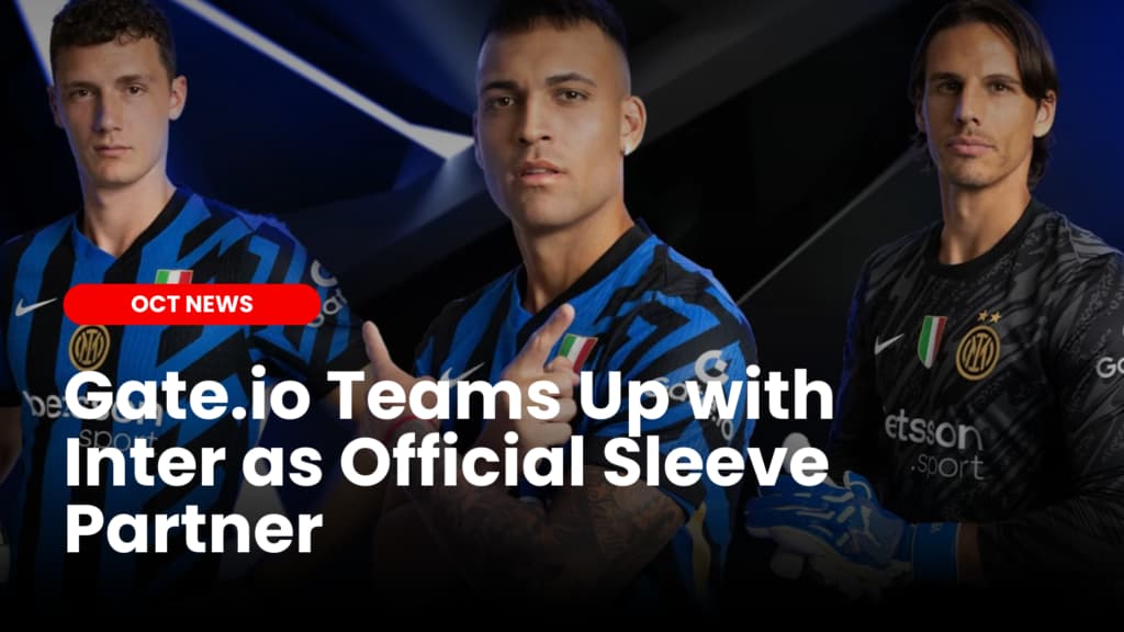 Gate.io Teams Up with Inter as Official Sleeve Partner